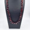 Collar de ámbar y circon natural
