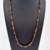 Collar de ámbar circon y hematite